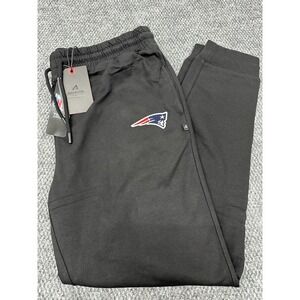 New England Patriots Men's Large Antigua Jogger Sweatpants Black NFL - New